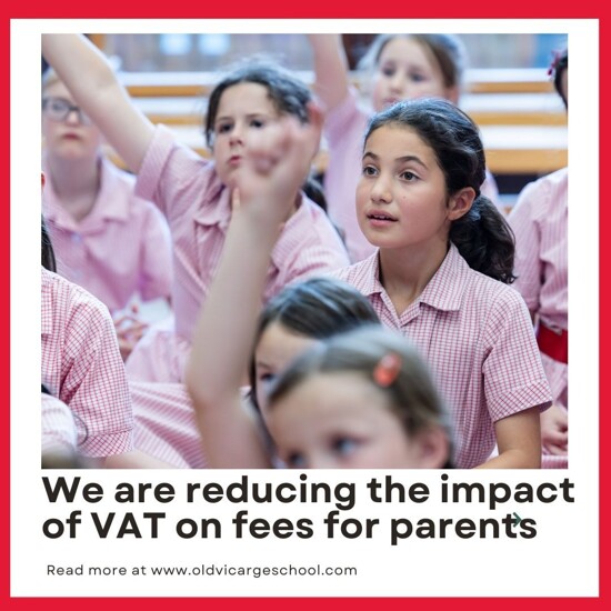 We are reducing the impact of VAT on fees for parents