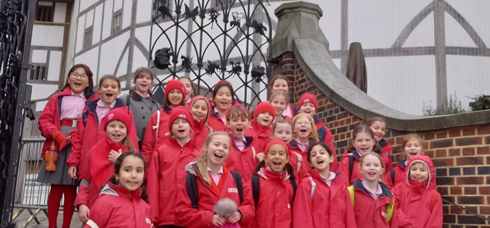 Year Five’s Exciting Trip to the Globe Theatre!