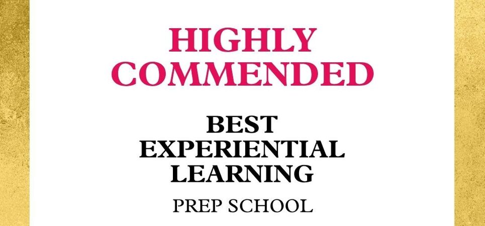 Muddy Stilettos Highly Commended 'Best Experiential Learning' Award