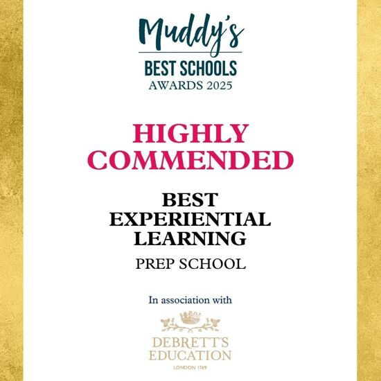 Muddy Stilettos Highly Commended 'Best Experiential Learning' Award